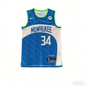 Nike Giannis Antetokounmpo Royal Milwaukee Bucks Swingman Blue Jersey #34